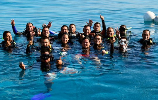 Aquaworld Cancun diving staff